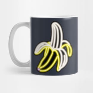 Yellow Neon Banana Bar Sign Mug